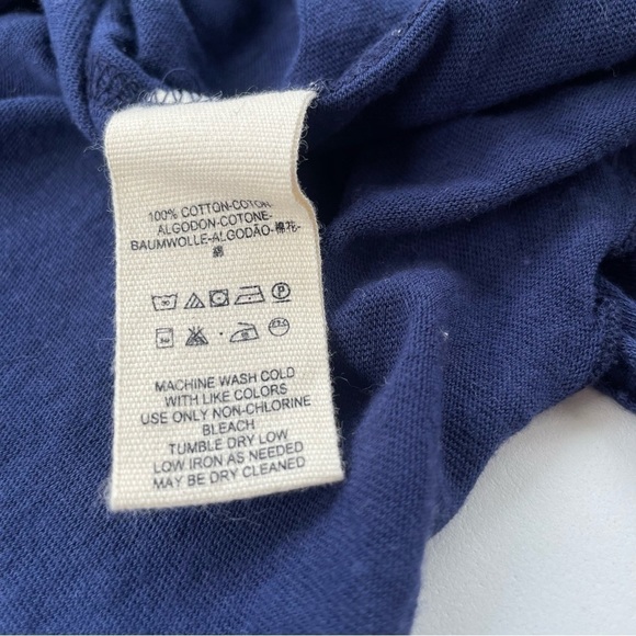 FREE PEOPLE We the Free Women’s Bird Gang Basic T-Shirt, Blue Size XS Oversized - Picture 6 of 9